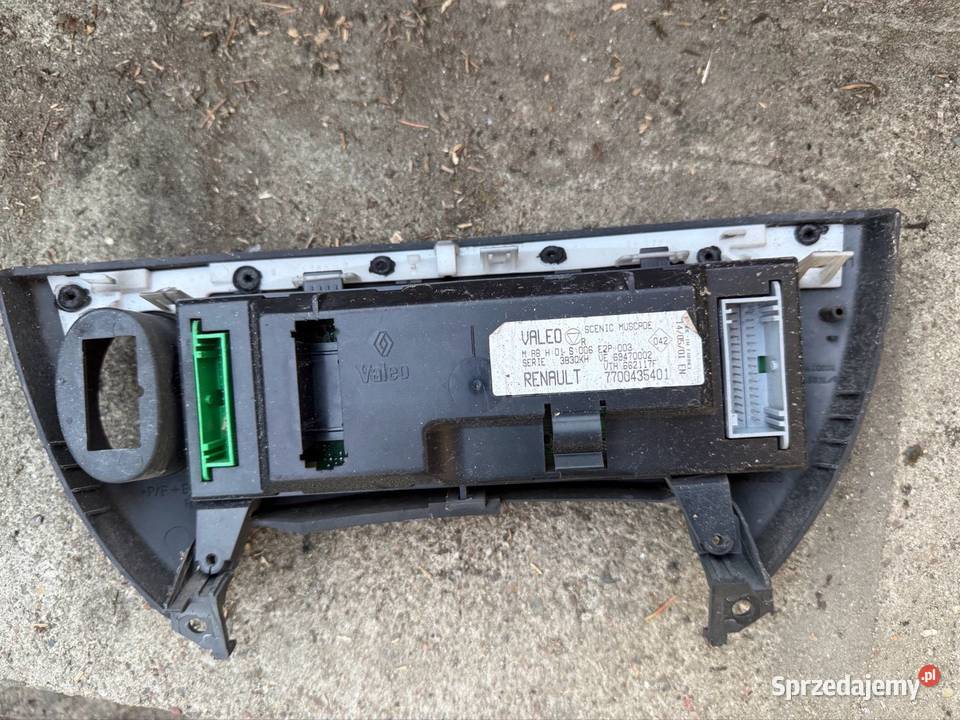 Panel sterowania nawiewem Renault Megane Scenic Panele sterowania, przełączniki wielkopolskie Ostrów Wielkopolski