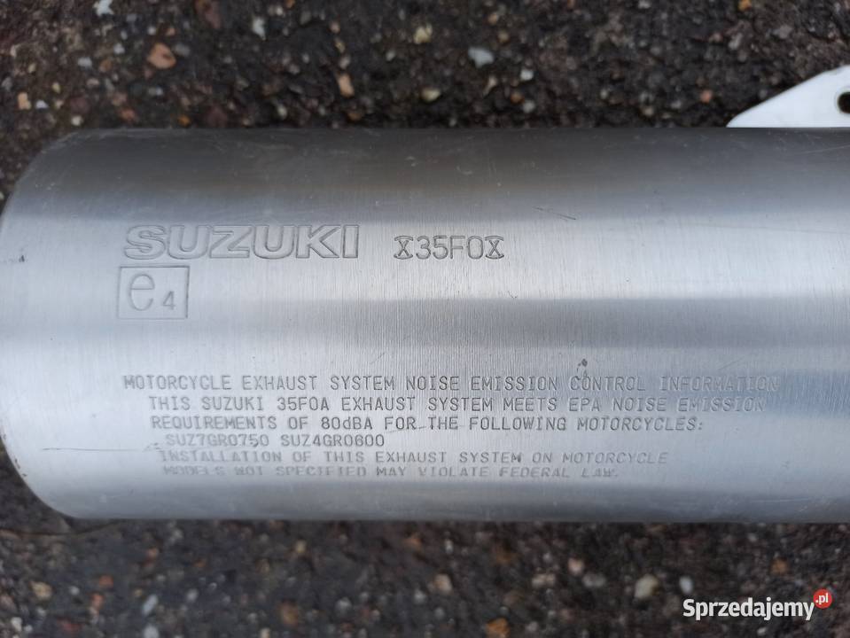 SUZUKI GSXR 600 750 K4 K5 Tłumik wydech Oryginał Bolesławiec sprzedam