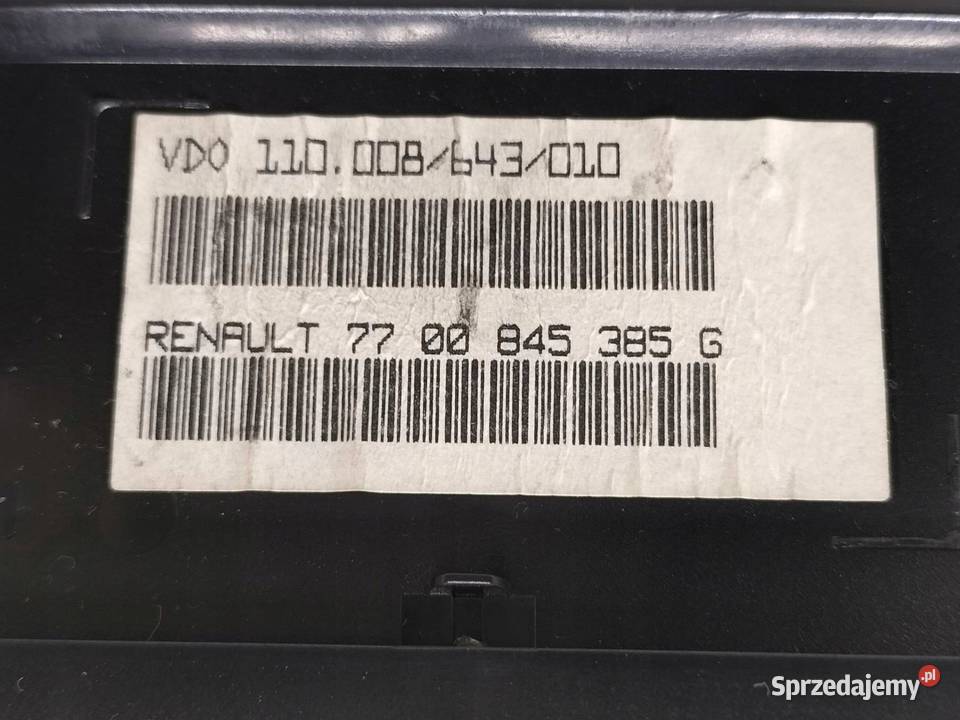 LICZNIK 7700845385G 15 B 100 Daewoo Lanos I