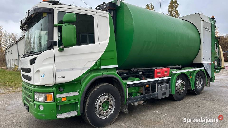 Scania P280 śmieciarka WAGA do BIO ROTOPRESS świętokrzyskie Nowiny