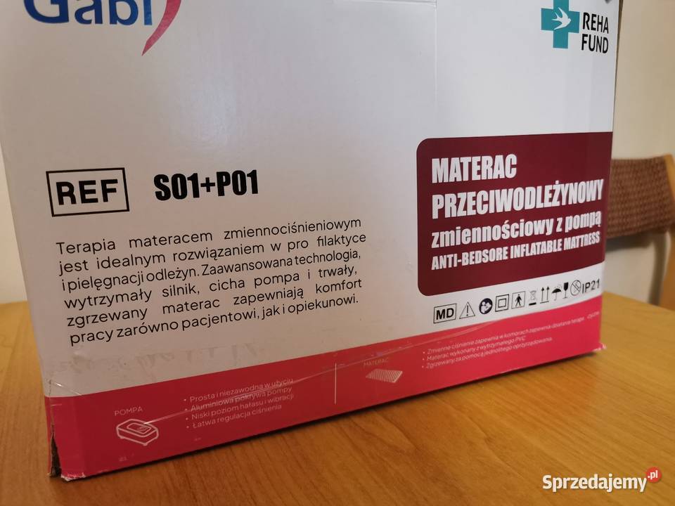 Nowy materac przeciwodleżynowy z pompą dolnośląskie Zgorzelec sprzedam