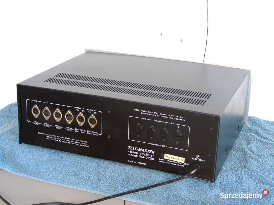 Wzmacniacz stereo TeleMaster WA7700 Vintage sprzedam