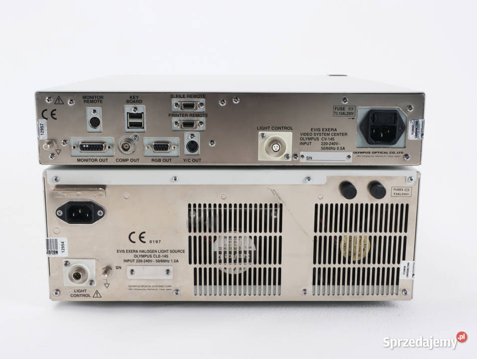 Videoprocesor OLYMPUS CV145 ze źródłem światła Leszno sprzedam