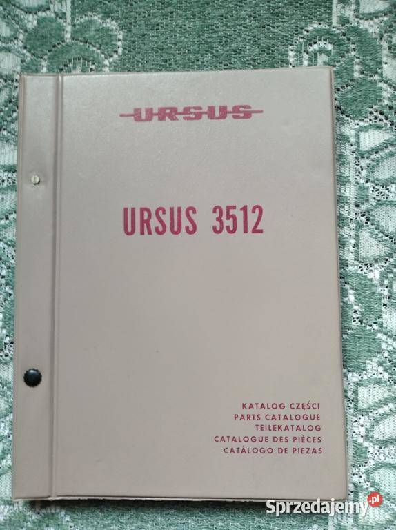 Katalog części Ursus 3512 MF 255 oryginał UNIKAT lubelskie sprzedam