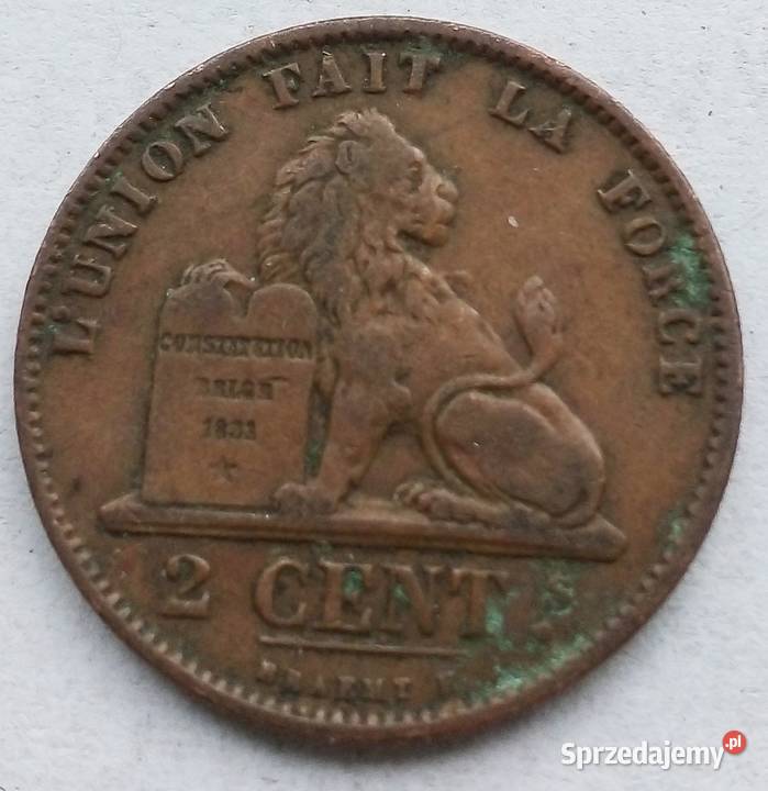 BELGIA2 CENTYMY1870 r Legionowo