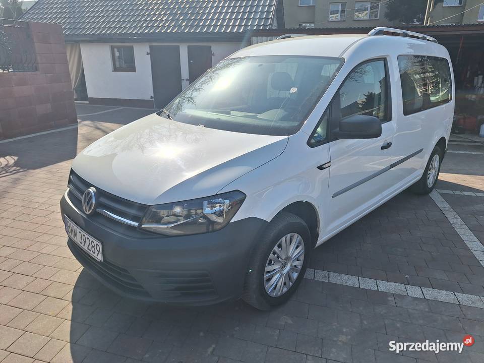 Volkswagen Caddy Maxi 20tdi 5osobowe 2017r podlaskie Ciechanowiec
