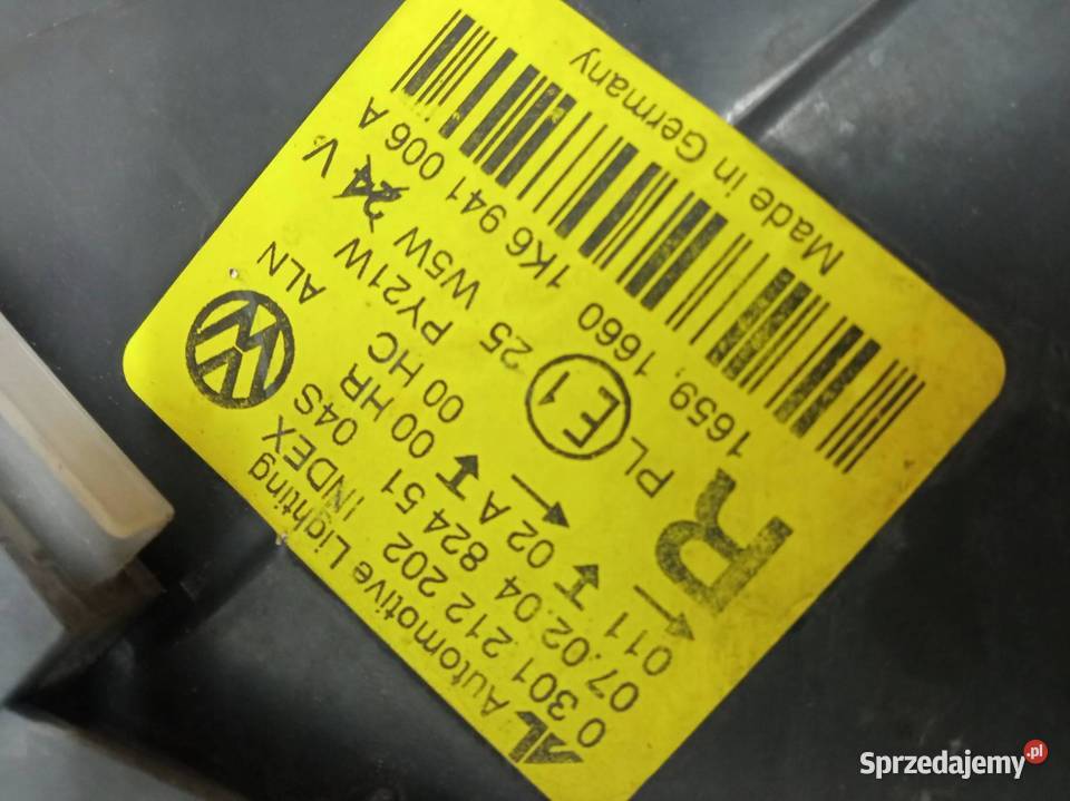 LAMPA PRZÓD PRAWA EUROPA 1K6941006A VW