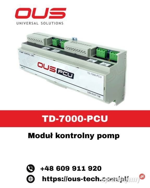 TD7000PCU MODUL KONTROLNY POMP OUS Warszawa