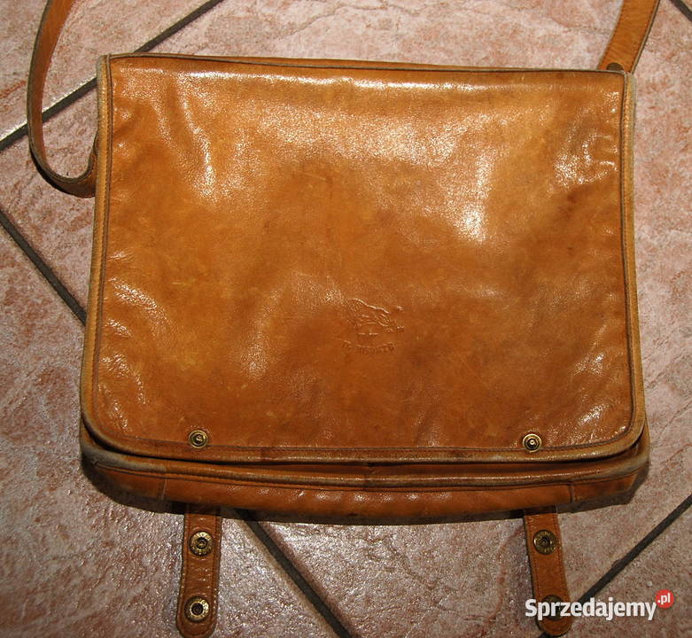 Teczka Skórzana Listonoszka MYŚLIWSKA gruba Uniseks Warszawa sprzedam