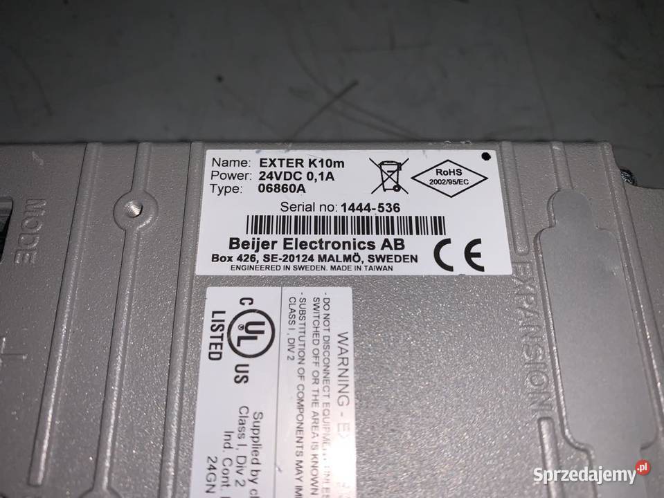 Beijer Exter K10m Type 06860 HMI panel Warszawa