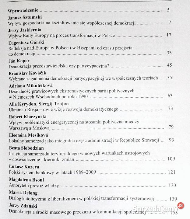 Młode Demokracje Wojciech Saletra Chełm sprzedam