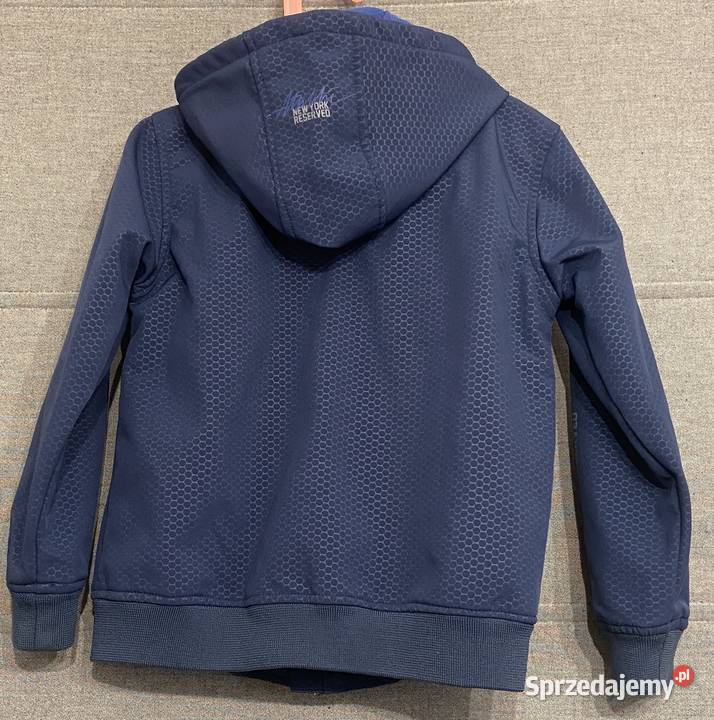 Granatowa chłopięca kurtka Reserved rozmiar 128