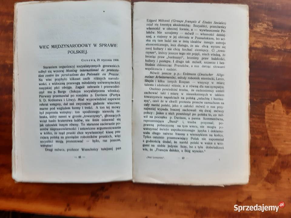 Smrek Józef Lemanem Lwów 1910 Poznań