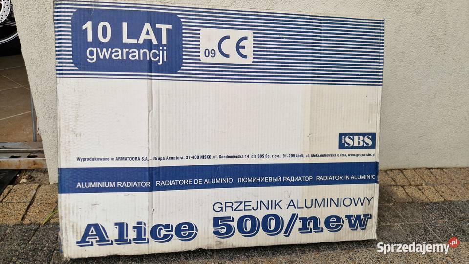 Grzejnik aluminiowy Alice 500 Mysłowice