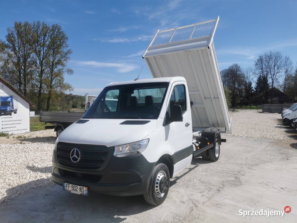 Mercedes Sprinter 514 kiper Wywrotka blizniak Książ Wielki