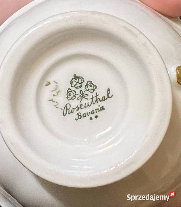 przedwojenna filiżanka rosenthal antyk zabytek pomorskie Gdańsk