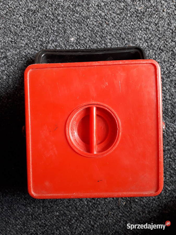 Latarka VARTA vintage czerwona Warszawa