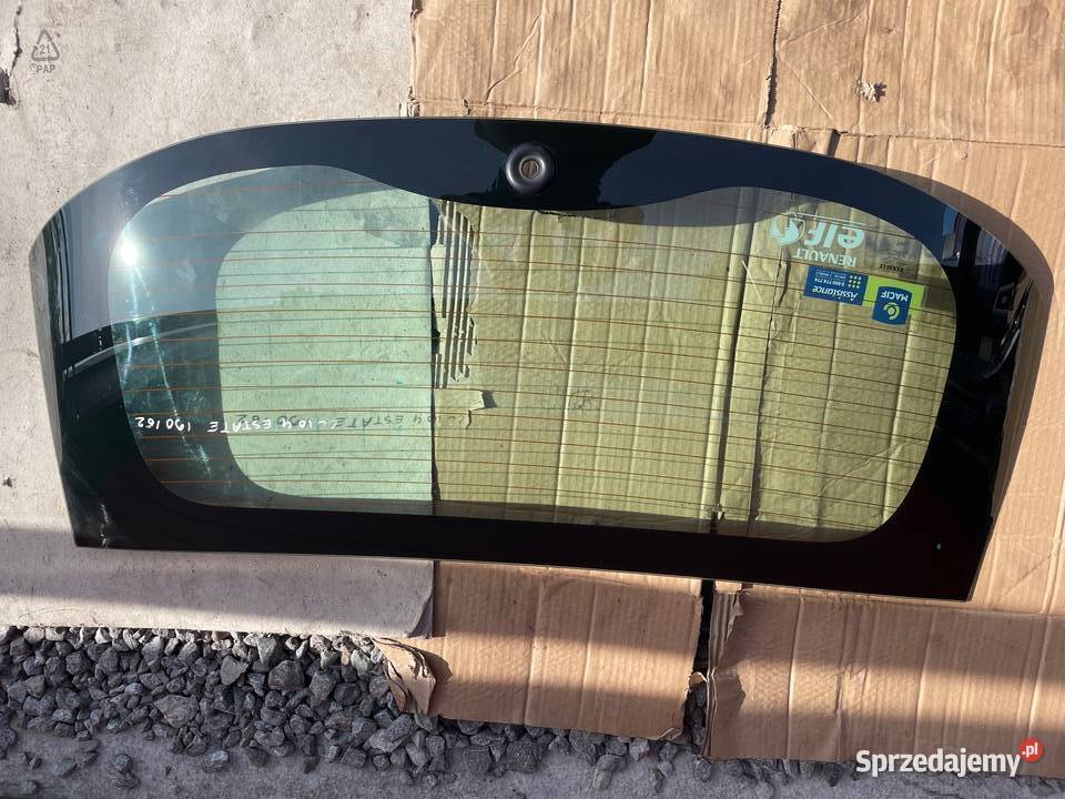 SZYBA TYLNA KLAPY RENAULT CLIO IV KOMBI 13 Czarny Dunajec