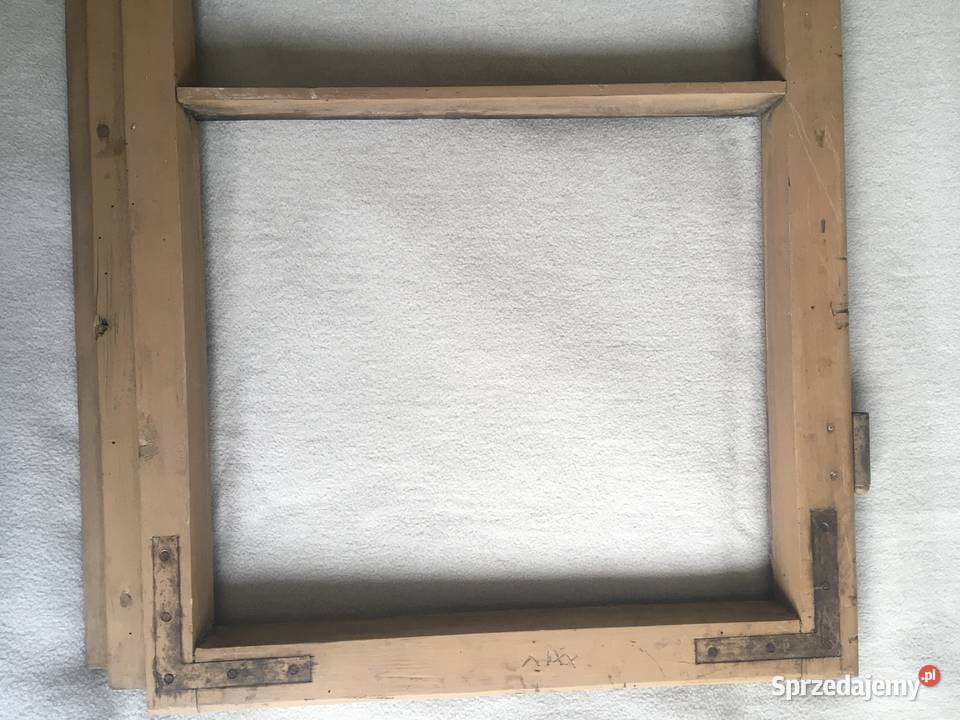 Antyk stara rama ramka drewniana Dekoracje i ozdoby