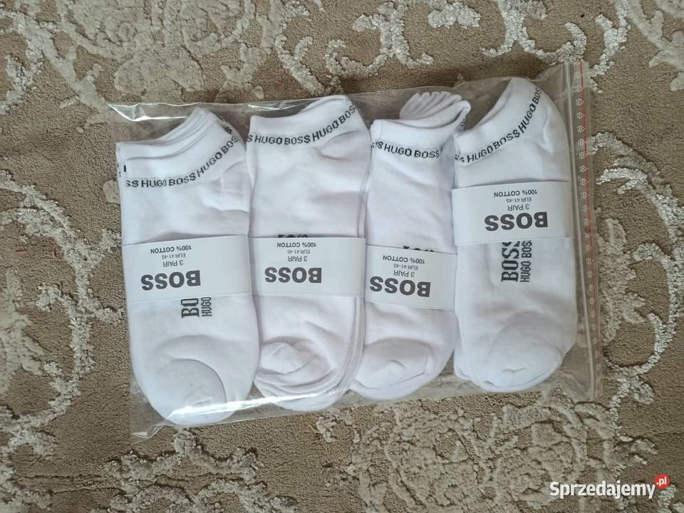Komplet skarpetki męskie stopki Hugo Boss 4145 Białystok