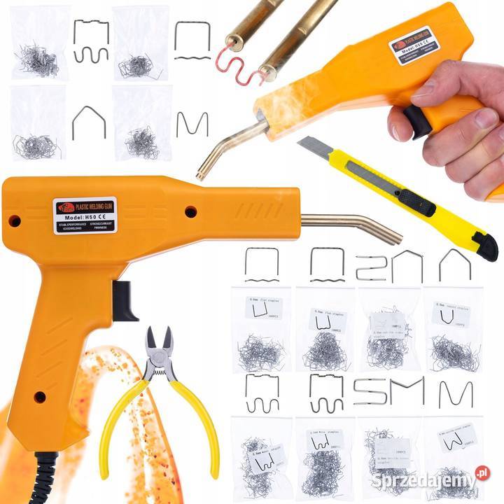 Zszywacz do Plastiku w Walizce 1000 Zszywek 50 W