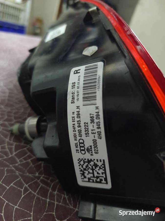 Lampa tylna Audi A8 D4 lift Bolesławiec