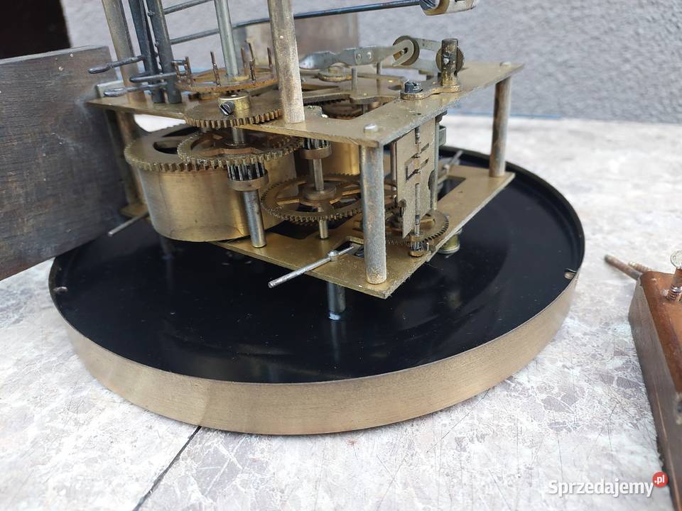 124 Zestaw mechanizm starego zegara ściennego pomorskie Tczew