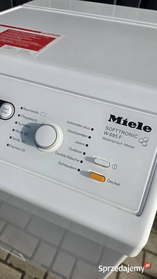 Pralka Miele W 695 F WPM ładowana góry 6 1600 dolnośląskie Wrocław sprzedam
