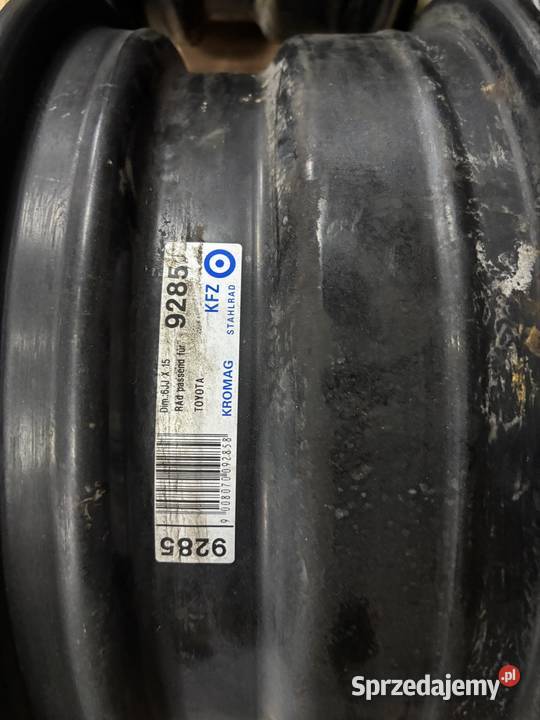 FELGI STALOWE 4x100 R15 TOYOTA HONDA MAZDA Bedlno sprzedam