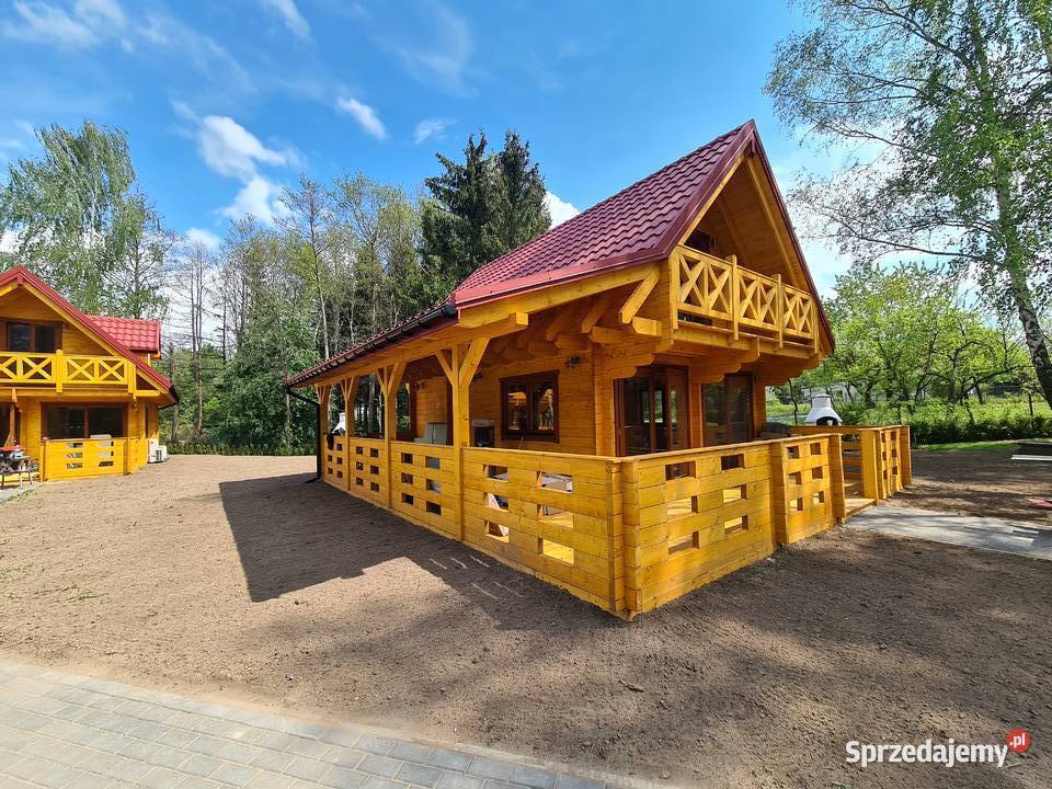 DREWNIANY DOMEK CAŁOROCZNY ALICJA II 62 40 M2 Mrągowo
