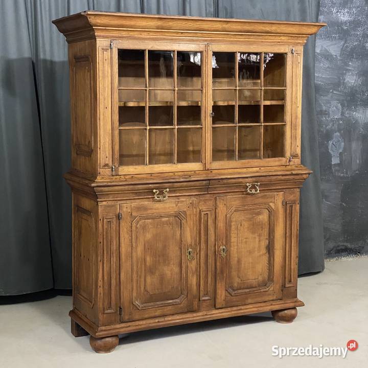 Kredens klasyczny w stylu rustykalnym ok 1900 r Meble Budno