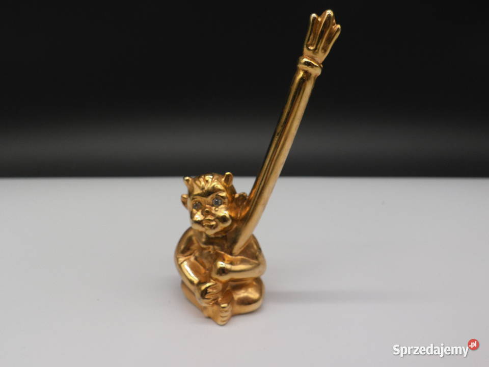 Unikalny Stojak na Pierścionki Figurka Satyr Raszków
