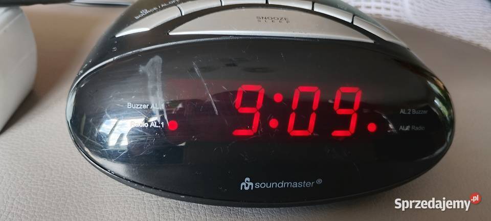 Radiobudzik Soundmaster UR101SW Czytelny LED Elektronika Wąbrzeźno