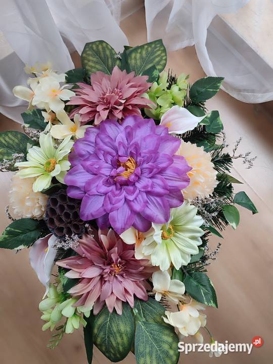 Wiązanka na grób kompozycja na cmentarz Sosnowiec