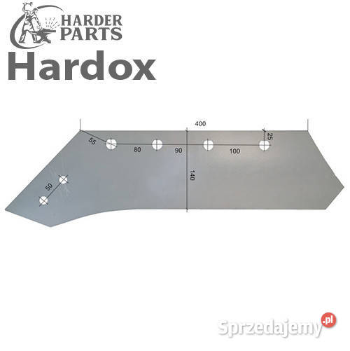 Lemiesz 300hektarów HARDOX 173409L do pługa Rolnictwo Suwałki