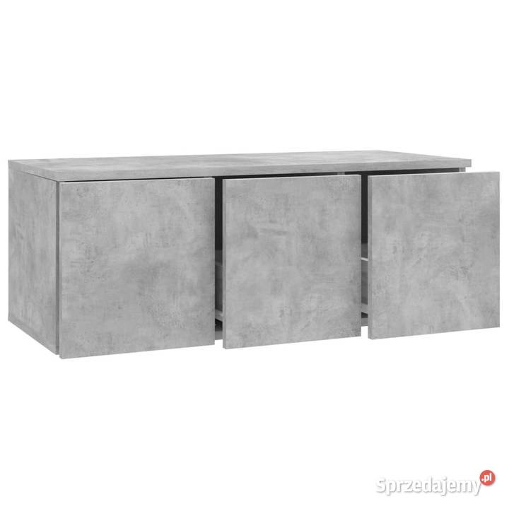 Szafka pod TV szarość betonu 80x34x30 WM801863 RTV Warszawa