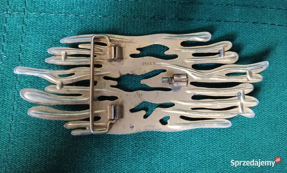 Retro włoska klamra do pasa unikalna Zbylitowska Góra