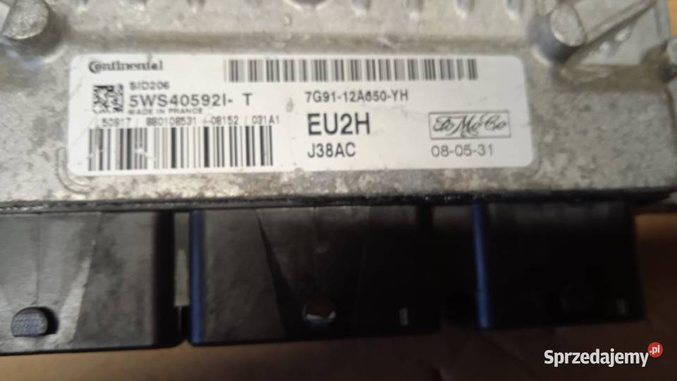FORD MONDEO MK4 KOMPUTER STEROWNIK 5WS40591IT Klapy bagażnika wielkopolskie Zbierkowo sprzedam