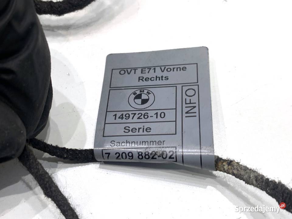 KLAMKA ZEWNĘTRZNA PRAWY PRZÓD BMW E71 7209882