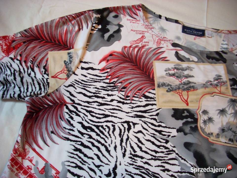 CA Milutka bluzka Zebra Liście 42 44 małopolskie sprzedam