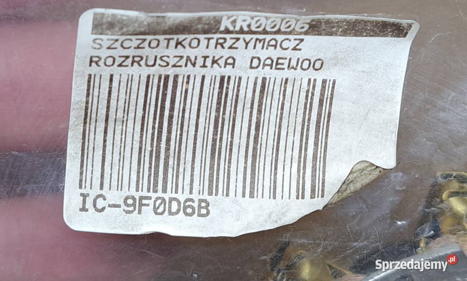 SZCZOTKOTRZYMACZ ROZRUSZNIKA AZKR0006 DAEWOO Mielęcin sprzedam
