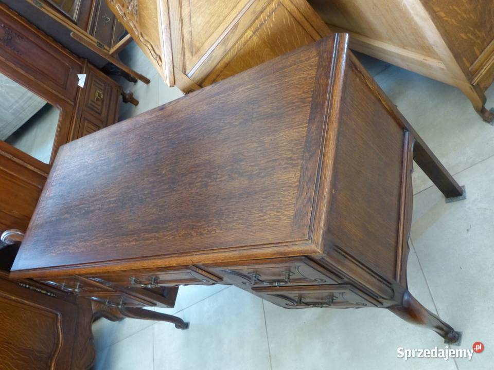 Piękne dębowe biurko ludwikowskiesklep Dąbrowa Dąbrowa Górnicza