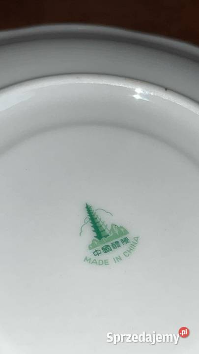 Filiżanka z talerzkiem deserowym Made in China Gdańsk