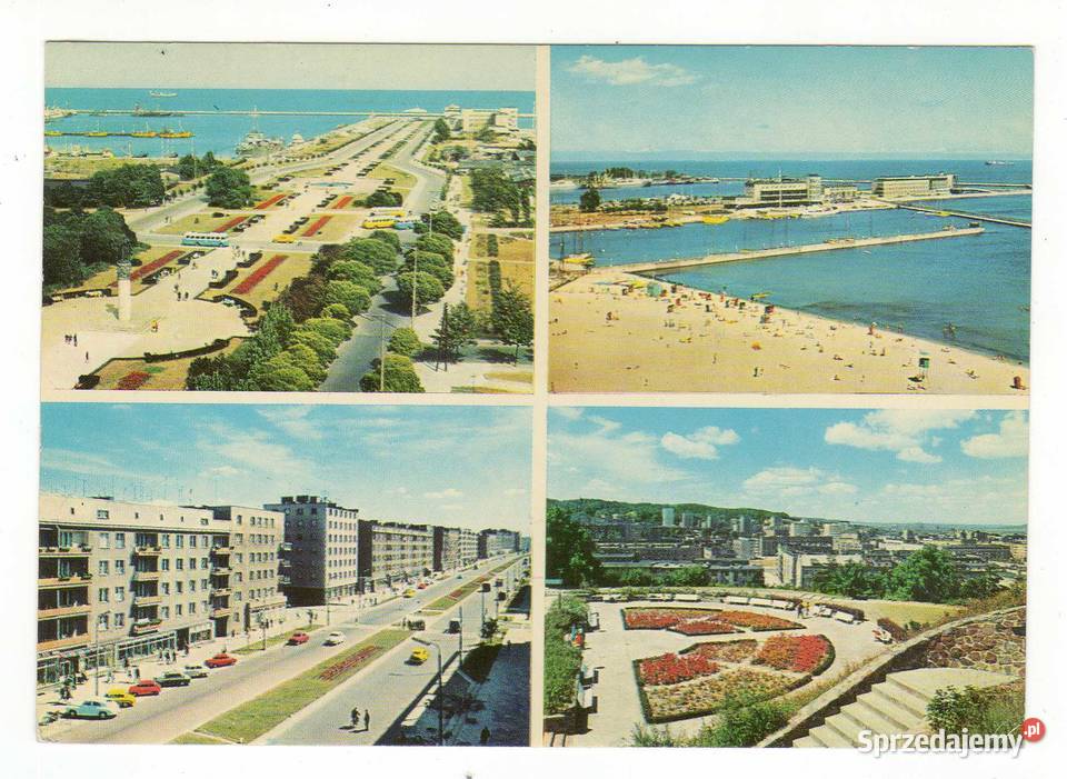 GDYNIA POCZTÓWKA WIELOWIDOKOWA Krynki