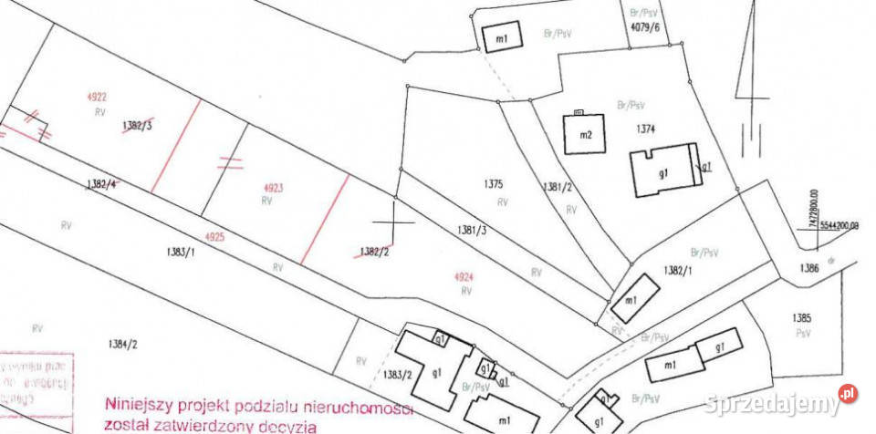 Działka 968m2 Bucze