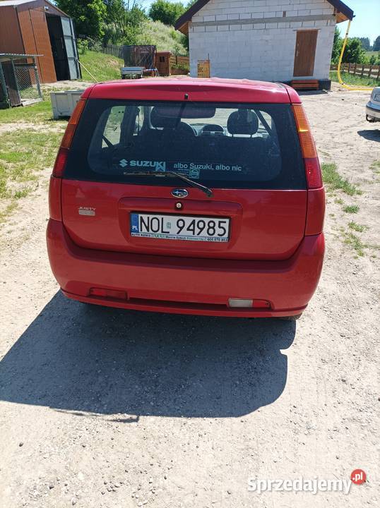 Subaru justy g3x 4x4 Olsztynek
