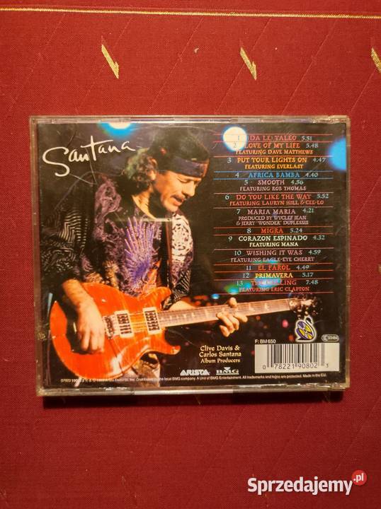 carlos santana supernatural CD 1999 Kielce