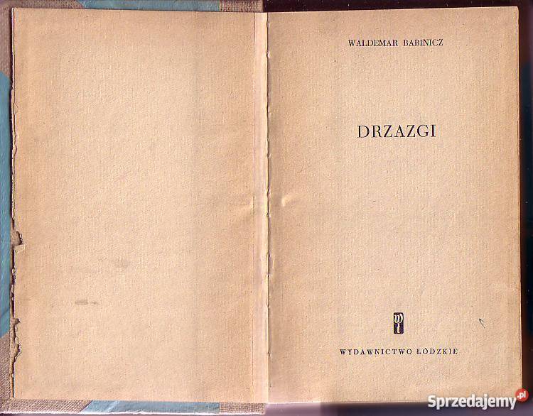 6845 DRZAZGI WALDEMAR BABINICZ Czyrna