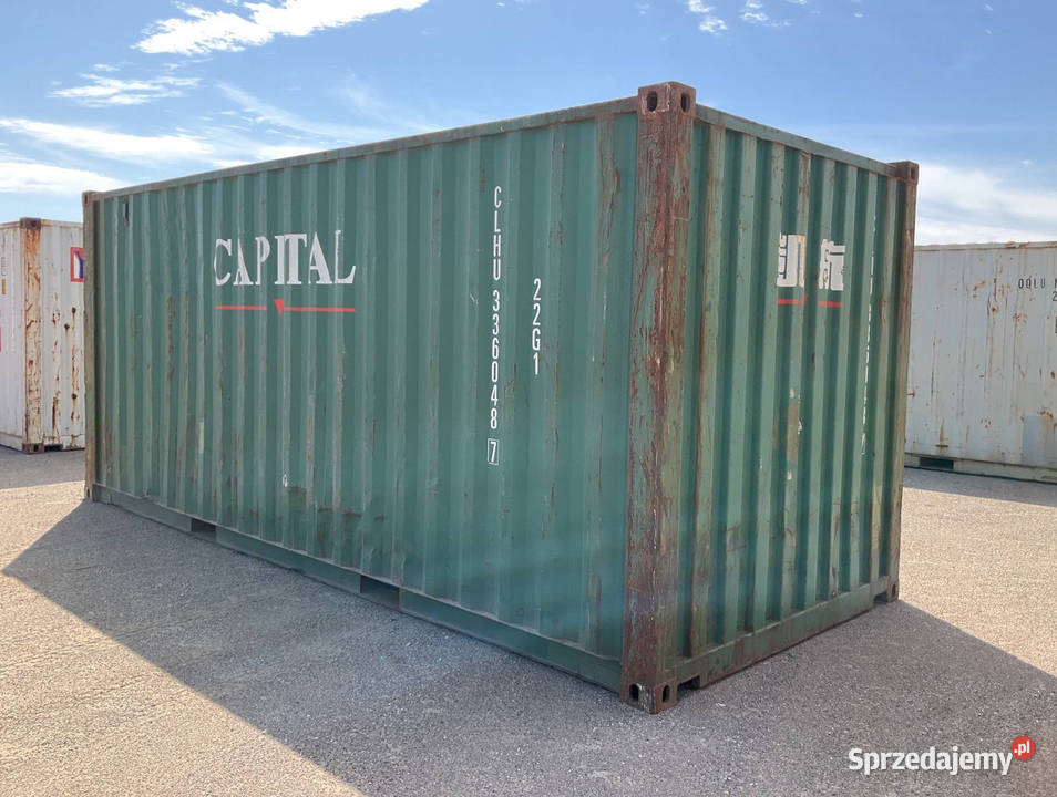 Kontener morski magazyn 20DV 6M używany sprzedam
