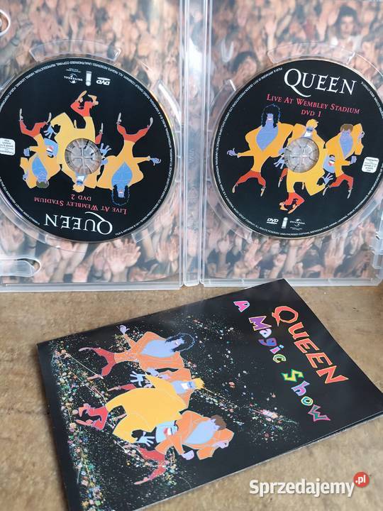 DVD Queen Live At Wembley Stadium 1986r 2 płyty Stargard